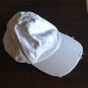 White baseball cap